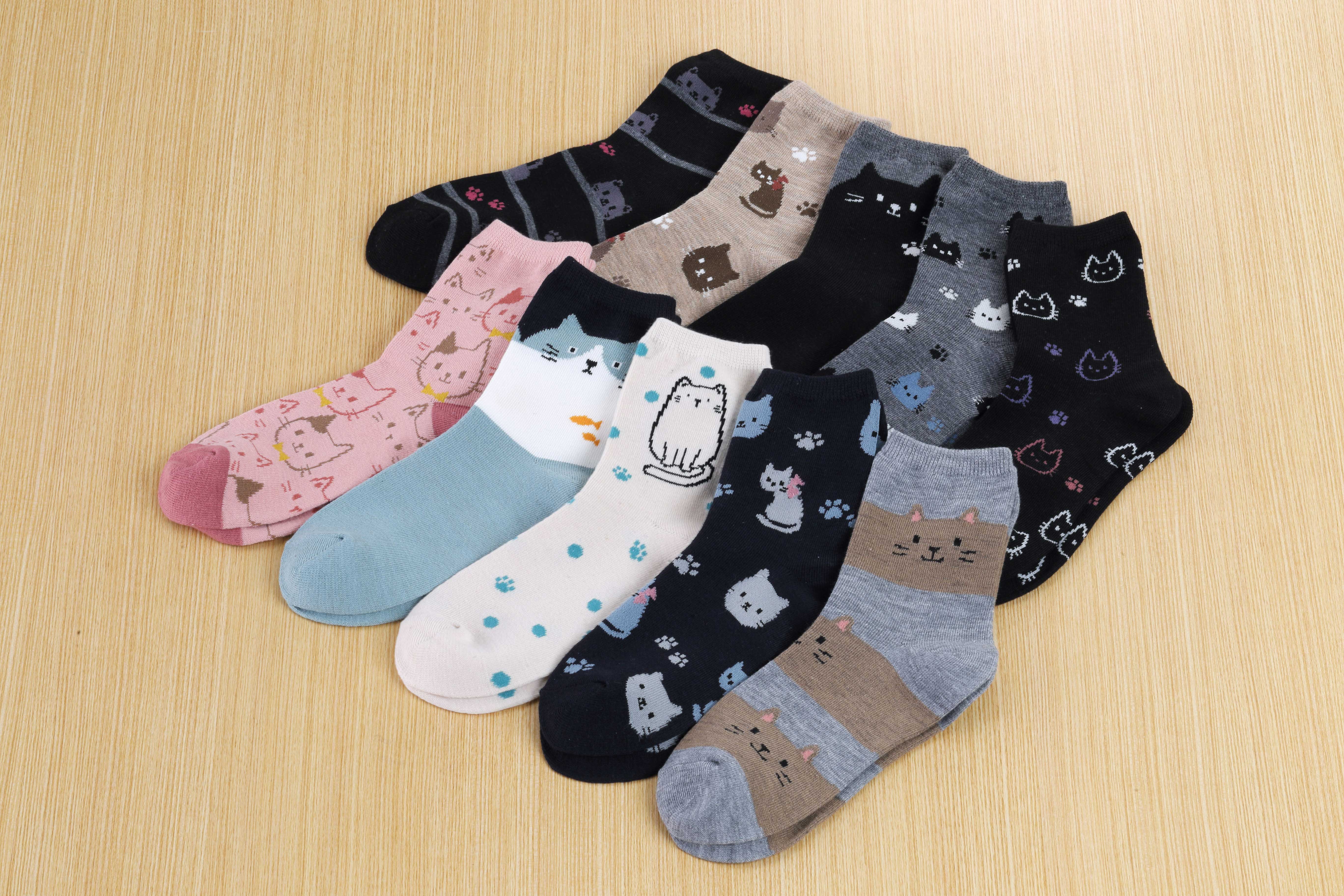 動物柄オリジナルデザインソックス